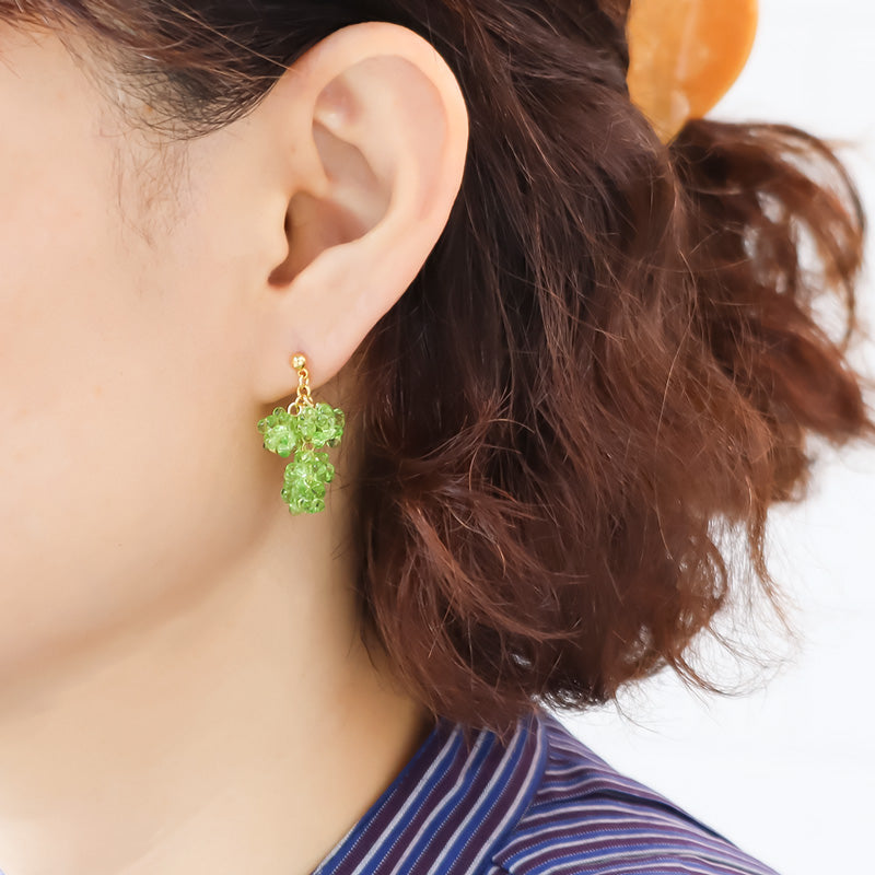 レシピNo.KR1275 チェコファルファーレのフルーツイヤーアクセサリー3