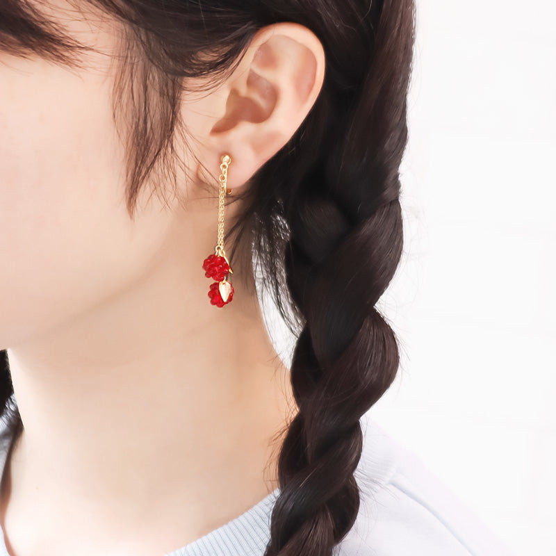 レシピNo.KR1275 チェコファルファーレのフルーツイヤーアクセサリー3