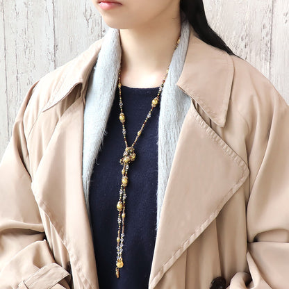 レシピNo.KR1280　貴和クリスタルのブリリアントラリエット