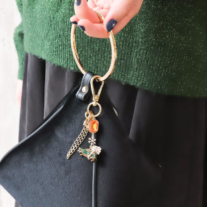 レシピNo.KR1292　貴和クリスタルのクリスマスアクセサリー2種