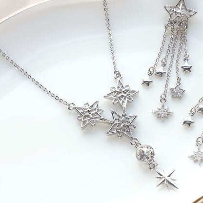 レシピNo.KR1293　フィリグリースターのネック＆ピアス