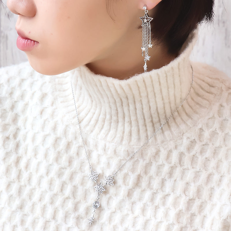 レシピNo.KR1293　フィリグリースターのネック＆ピアス