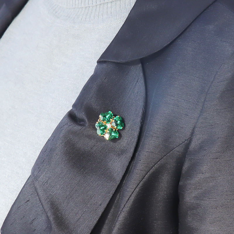 Rino　ブローチ3点❤️ Recipe No.KR1312Kiwa crystalsclover brooch – 貴和製作所オンライン