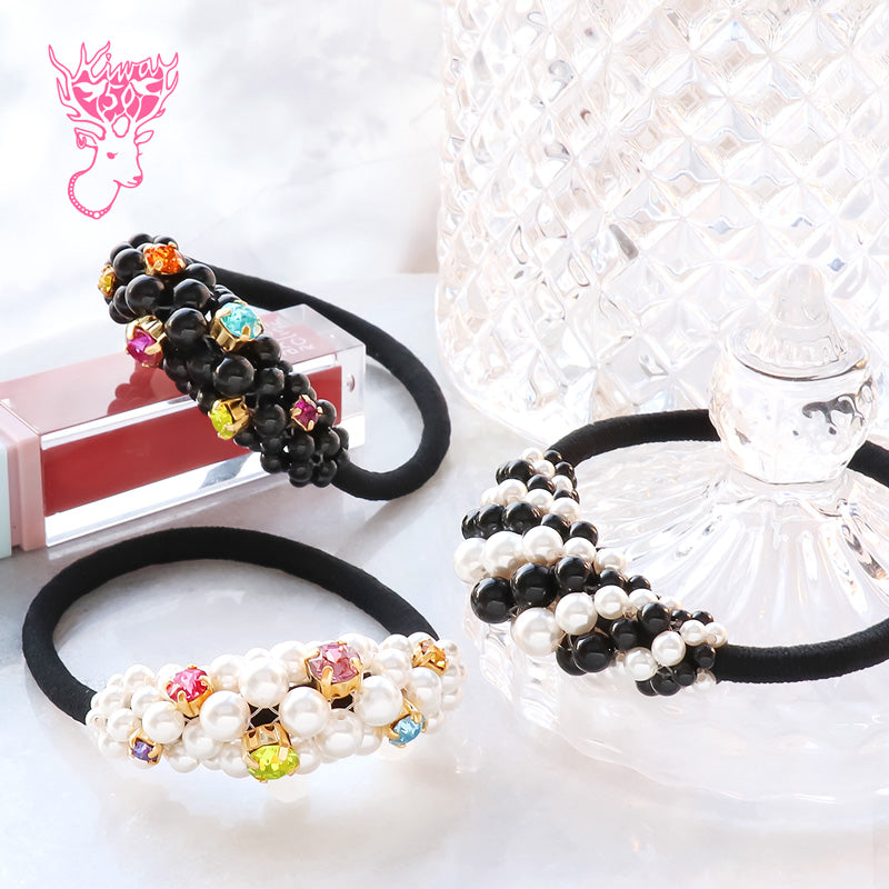 Recipe No.KR1314Kiwa crystals2 types of arch hair ties