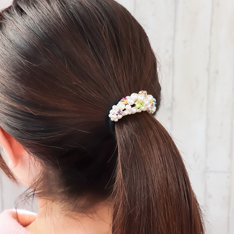 Recipe No.KR1314Kiwa crystals2 types of arch hair ties