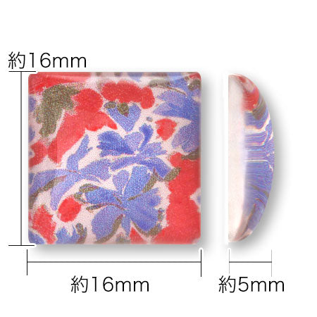 Acrylic Tile Folklore No.5 Coral [Outlet]