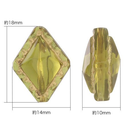 Acrylic Made in Germany Classic Diamond Light Olive/G