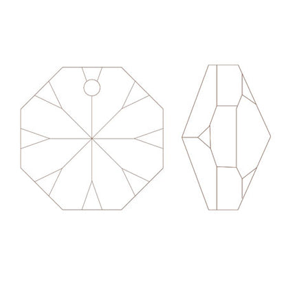 Asfour Crystal 1081 1 hole Crystal AB