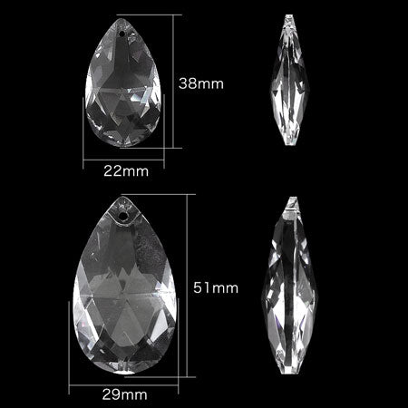 クリスタル約11cm アスフォークリスタル 872 クリスタルAB – 貴和製作所オンラインストア