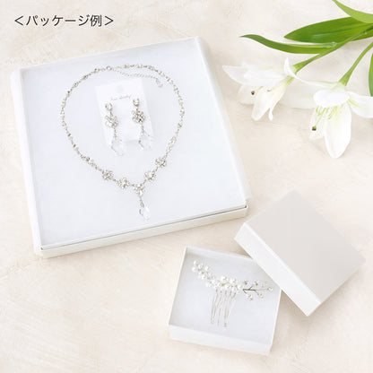 【KIWA BRIDAL】KBE-4 ブランチドロップ イヤーアクセサリー