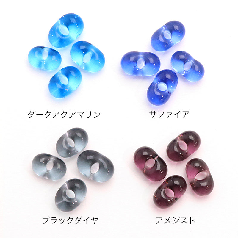 Czech Seed Farfalle Sapphire