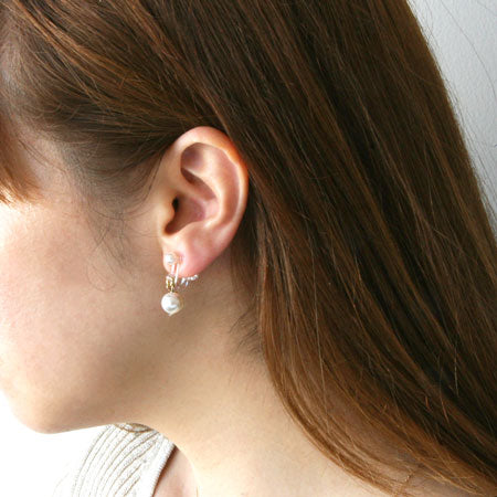 Resin ear clip made in Japan with 4mm ball ring RC/clear