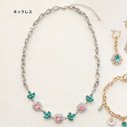 材料表No.ER0319　貴和クリスタルのスプリングアクセサリー3種