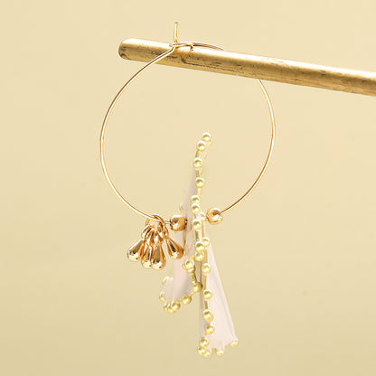 Material list No. ER0334 4 types of metal flower accessories from Spain parts