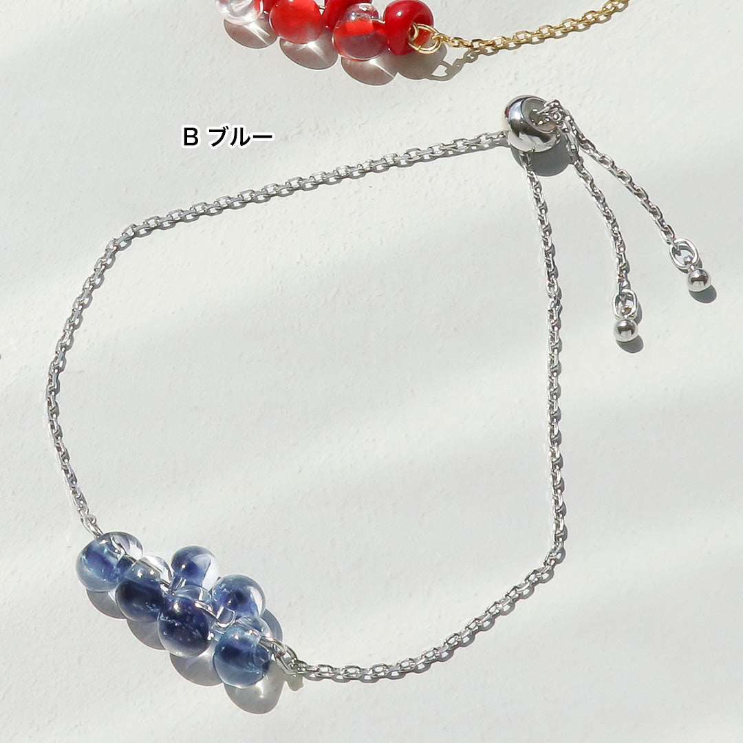 Material list No. ER0356 Two types of teardrop bead bracelets