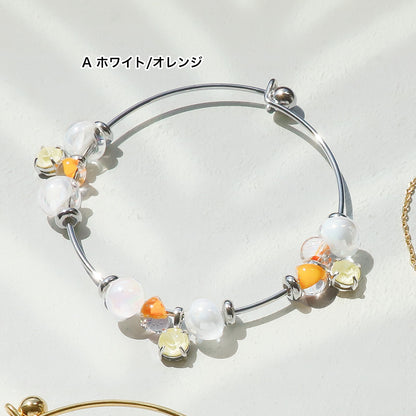 Material list No. ER0356 Two types of teardrop bead bracelets