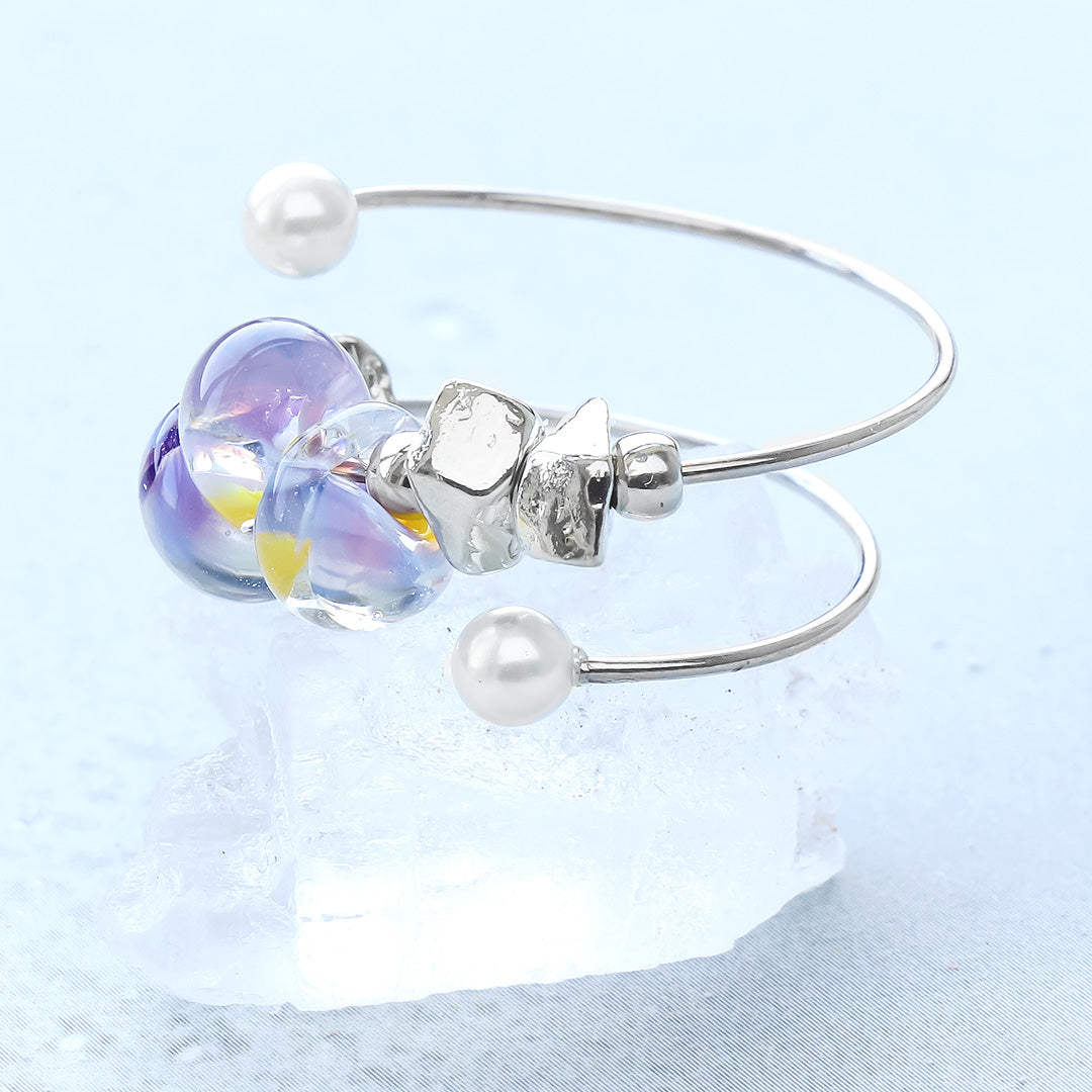 Material list No. ER0358 Two types of teardrop bead rings