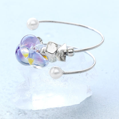 Material list No. ER0358 Two types of teardrop bead rings