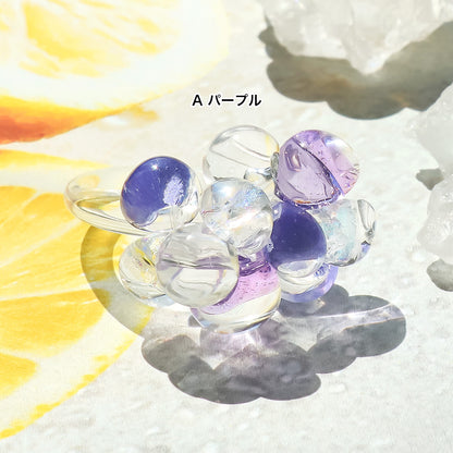 Material list No. ER0358 Two types of teardrop bead rings
