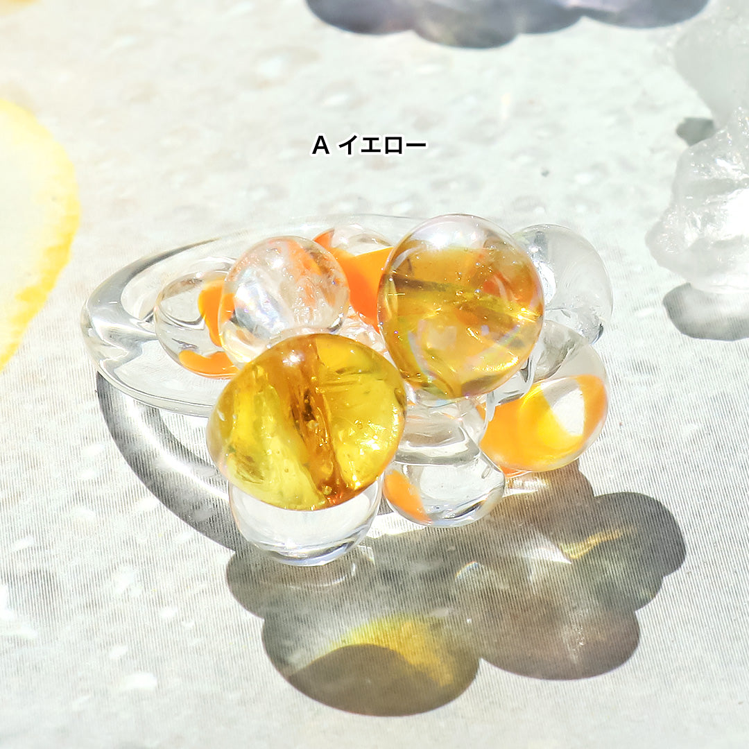 Material list No. ER0358 Two types of teardrop bead rings