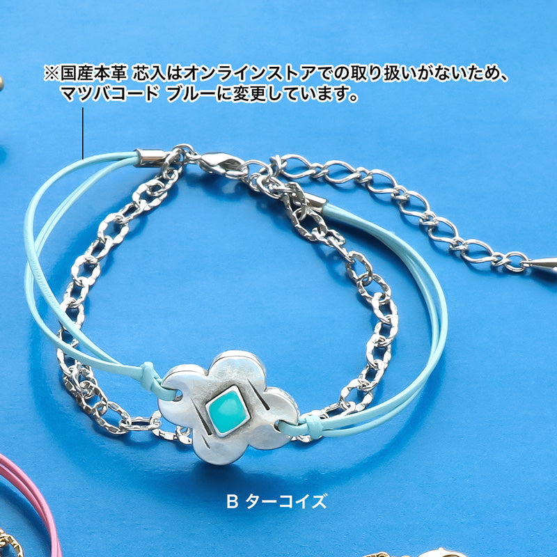 材料表No.ER0369　ギリシャパーツのアミュレットポイントブレスレット2種