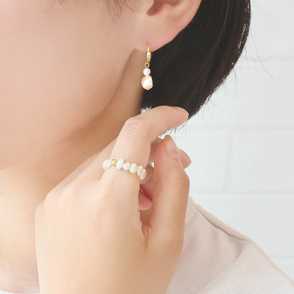 Material list No. ER0378 5 types of freshwater pearl baroque accessories