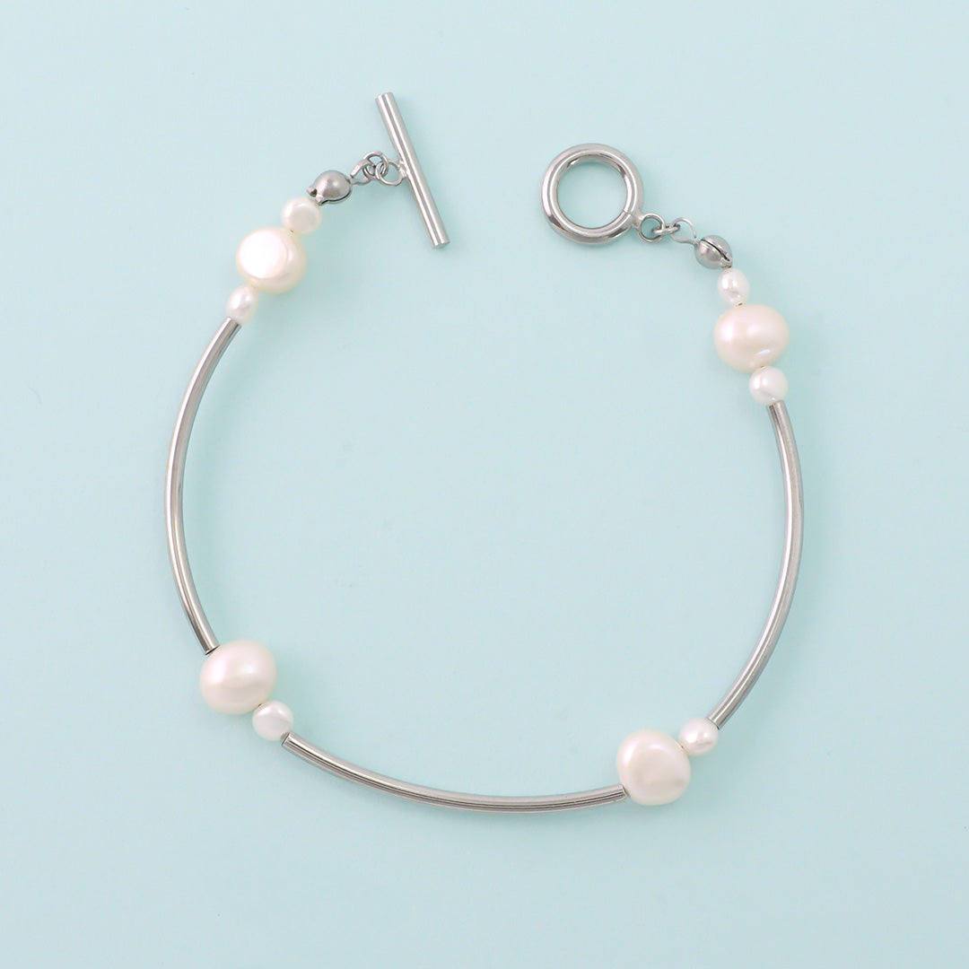 Material list No. ER0378 5 types of freshwater pearl baroque accessories