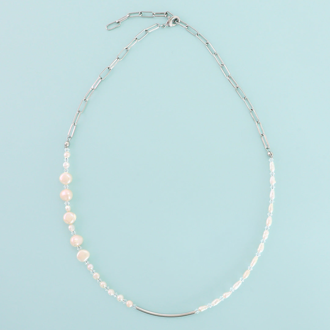 Material list No. ER0378 5 types of freshwater pearl baroque accessories