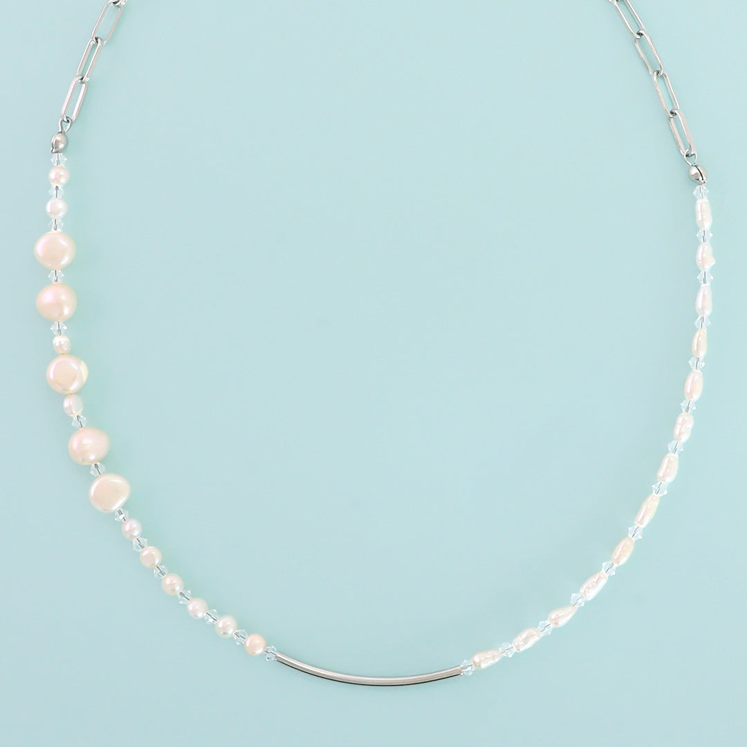 Material list No. ER0378 5 types of freshwater pearl baroque accessories