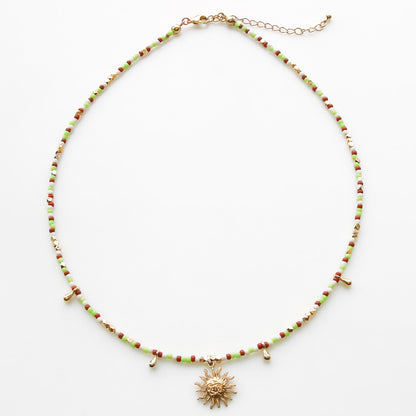 Material list No.ER0404 2 types of Spanish parts motif necklace