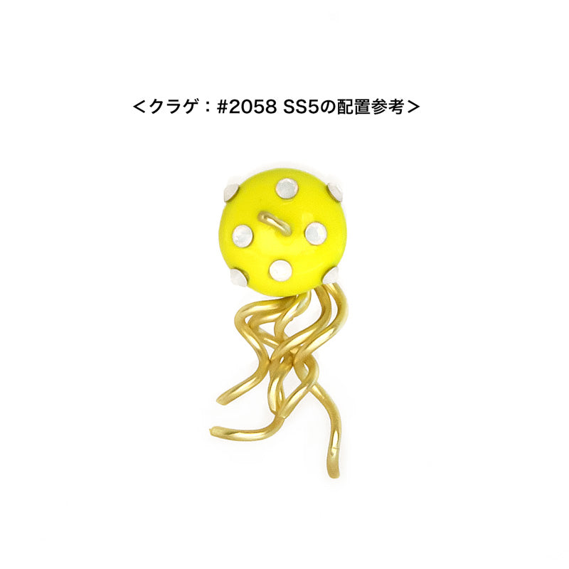 Material list No. ER0407 3 types of sea motif earrings made of Spanish parts