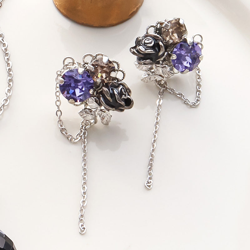 Material list No. ER0415 Charm rose noir taste accessories 3 types