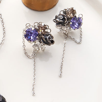 Material list No. ER0415 Charm rose noir taste accessories 3 types