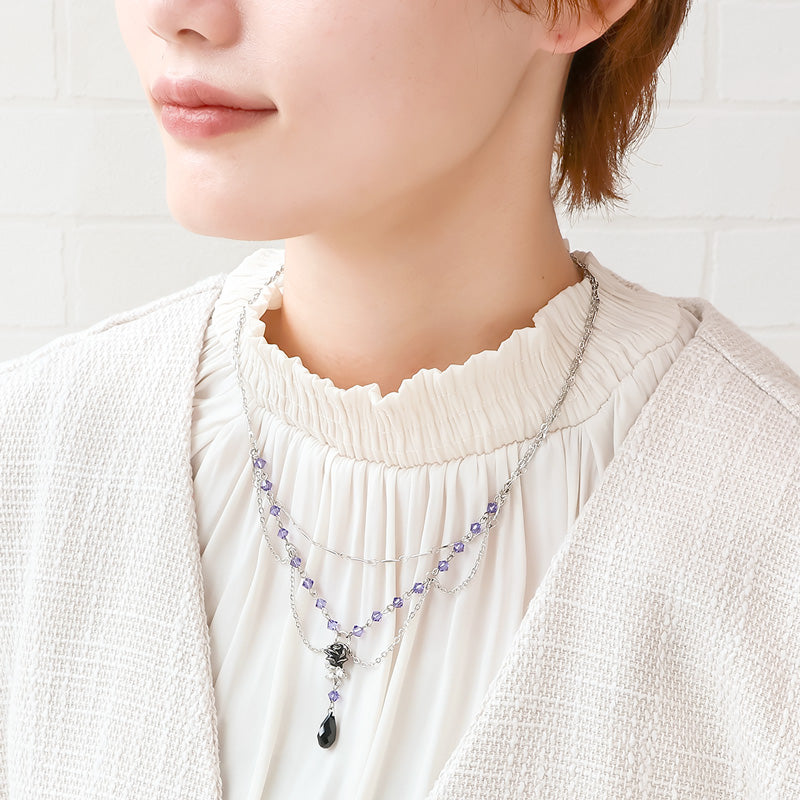 Material list No. ER0415 Charm rose noir taste accessories 3 types