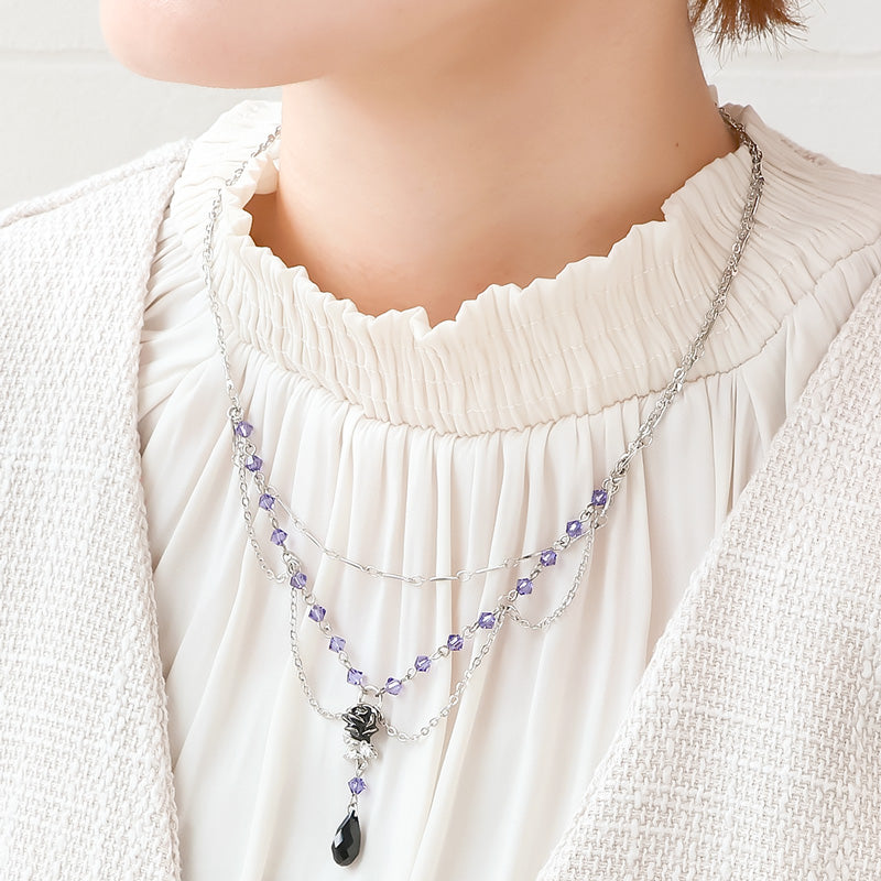 Material list No. ER0415 Charm rose noir taste accessories 3 types