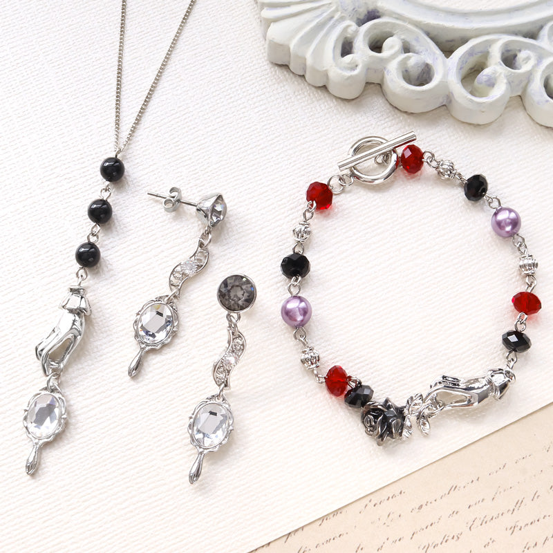 Material list No.ER0417 3 types of Halloween charm gothic style accessories