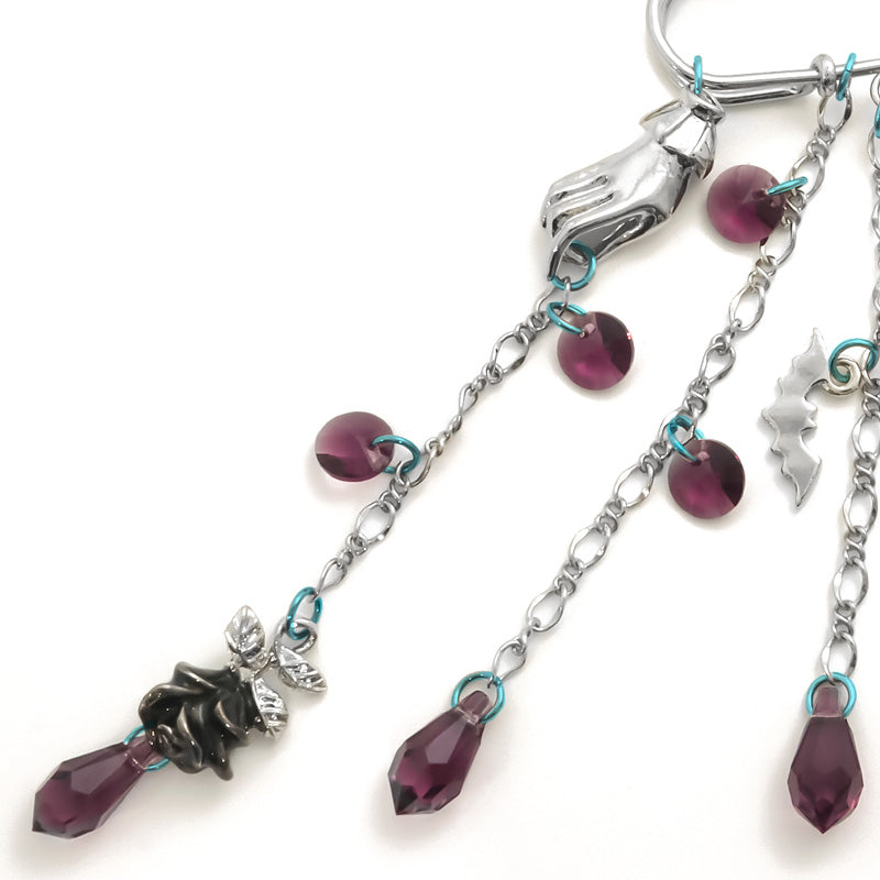 Material list No.ER0437 Halloween charm dark core pin