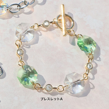 Material list ER0440Kiwa crystals3 types of octagon accessories