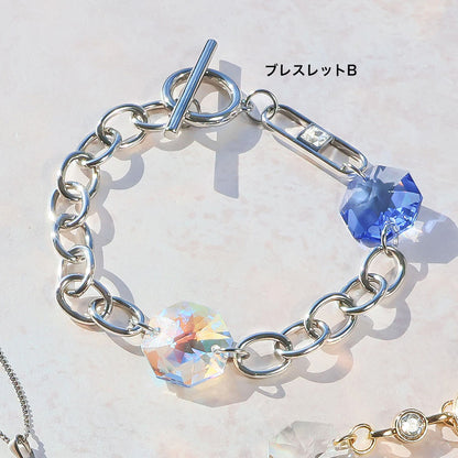 Material list ER0440Kiwa crystals3 types of octagon accessories