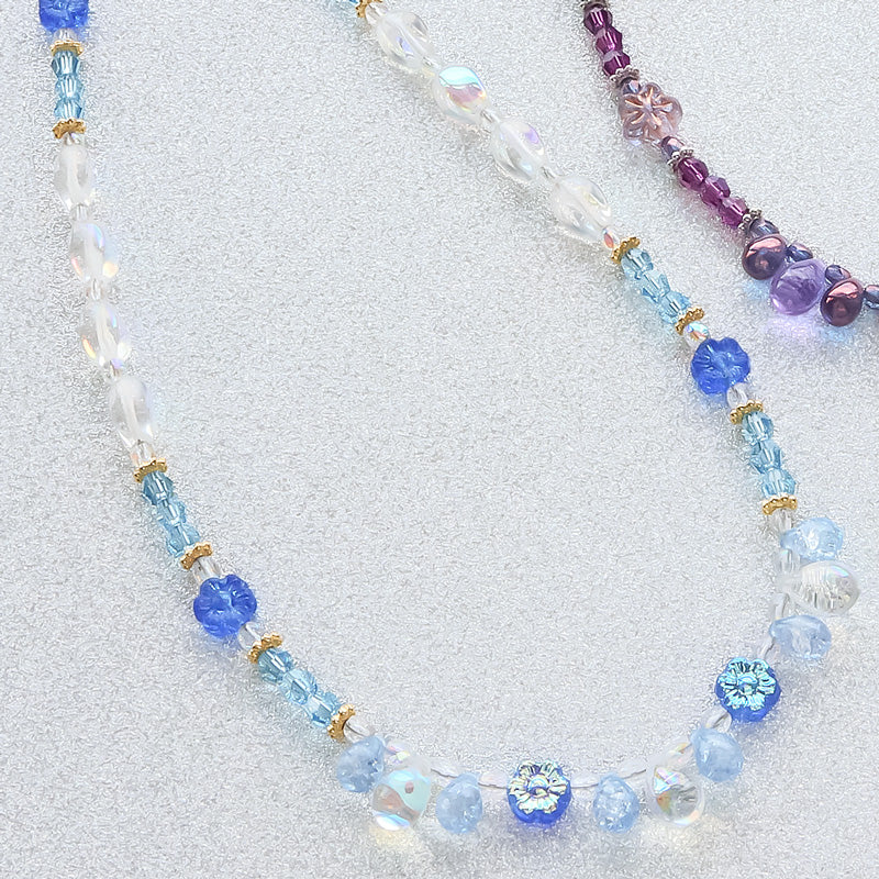 Czech Twist Crystal AB
