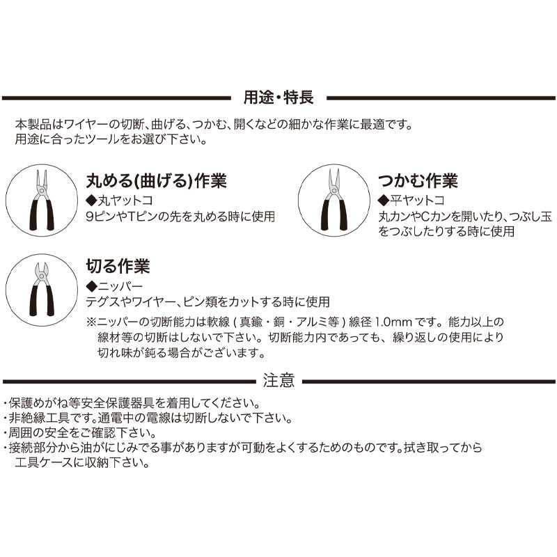 おすすめ工具スターターセット ブルー(ビーズマット) – 貴和製作所