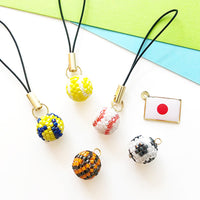 Recipe No.KR0370 Sports motif beadball strap 5 types