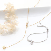 レシピNo.KR0425　キュービックジルコニアのアクセサリー2種