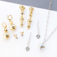 レシピ(図のみ)No.KR0474　ハートモチーフのクールアクセサリー5種