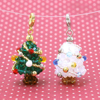 Recipe No.KR0649 Kiwa crystal Christmas tree charm