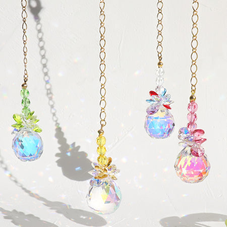 Recipe No. KR0661 Crystal and Chain Miniscatcher