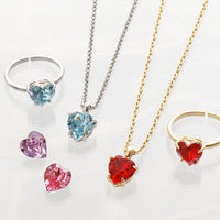 Recipe No. KR0690 Kiwa Crystal #884 Heartneck & Ring