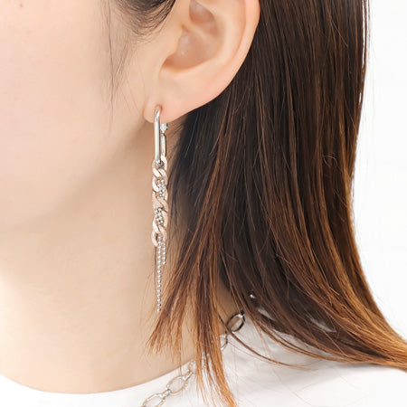 Recipe No.KR0715 Vintage copper and rhodium colored neck and earrings