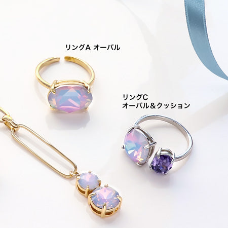 レシピNo.KR0756 貴和クリスタルのビジューアクセサリー4種 – 貴和製作所オンラインストア