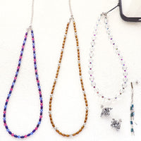 レシピNo.KR0777　ヘマタイトビーズのアクセサリー5種